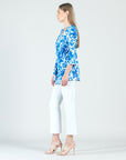 Side Gathered Drape Tunic - Floral Blossom - Final Sale!