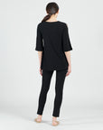 Ladder Sleeve Tunic - Black - Final Sale!