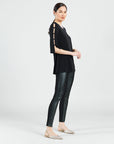 Ladder Sleeve Tunic - Black - Final Sale!