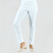 Medium Knit - Straight Leg Pant - White - Clara Sunwoo