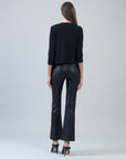 Modern Tie Front Cardigan - Black