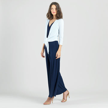 Modern Tie Front Cardigan - White