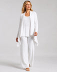 Soft Pleat Knit - Cardigan & Tank Twinset - Ivory - Final Sale!