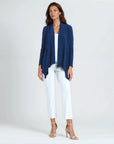 Drape Tunic Cardigan - Navy - Limited Sizes