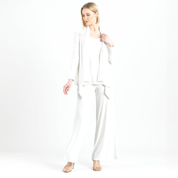 Drape Tunic Cardigan - Ivory