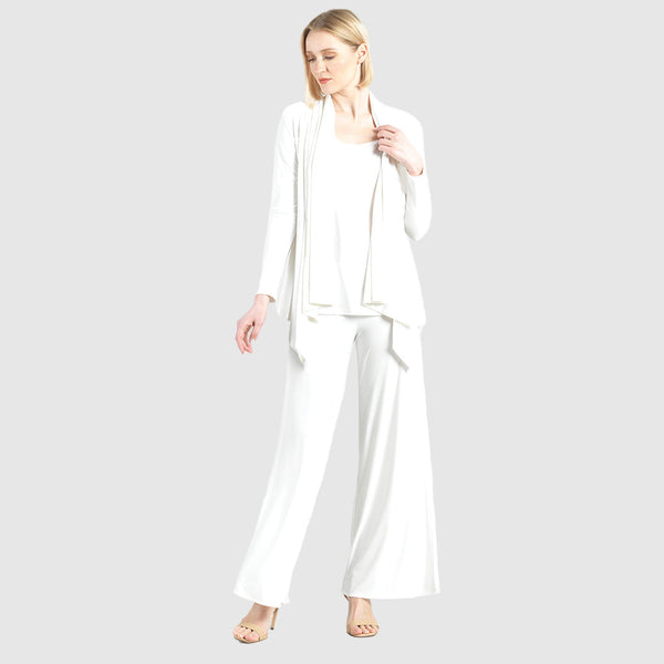 Drape Tunic Cardigan - Ivory – Clara Sunwoo