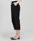 Signature Jogger Pocket Capri - Black