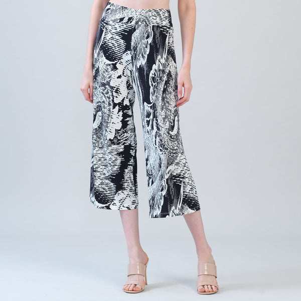Signature Modern Gaucho Pant - Abstract Etch – Clara Sunwoo