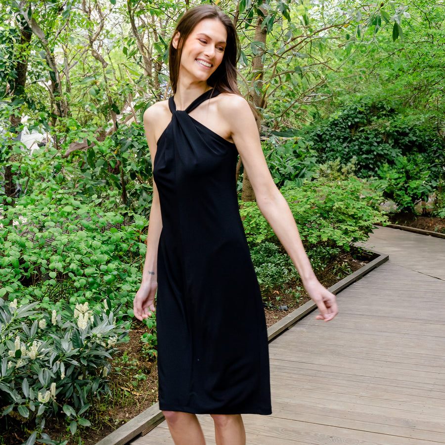 Grecian midi dress online