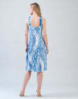 Grecian Halter Swing Dress - Acid Wash - Final Sale!