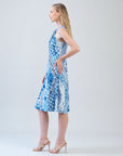 Grecian Halter Swing Dress - Acid Wash - Final Sale!