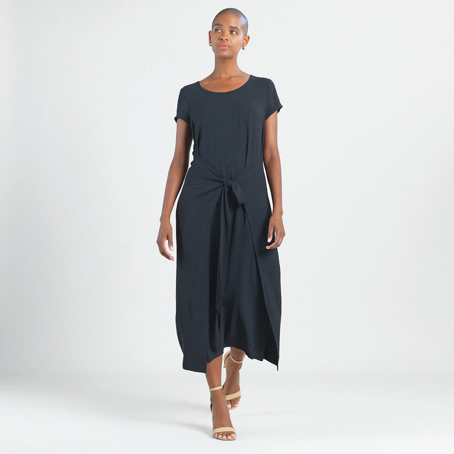 modern renewal eco tie buster midi dress pacsun Womens Rayon Wrap Midi Dress Black