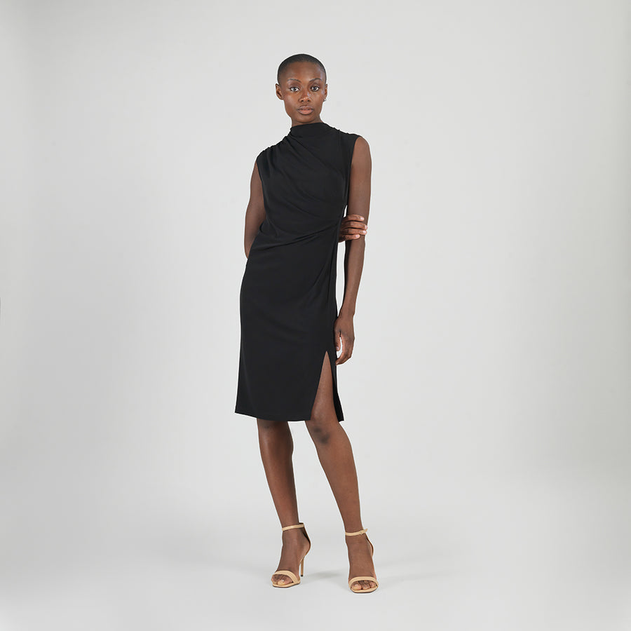 Womens Black Midi Dress Medium 12 Womens Black Midi Dress Medium 12