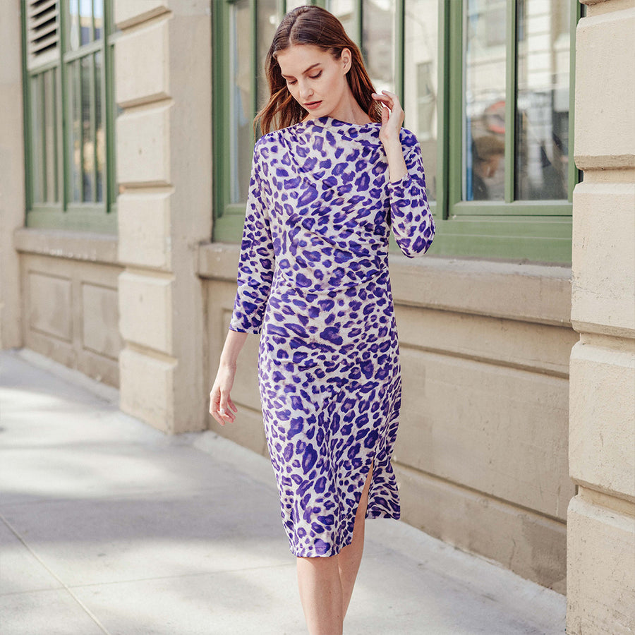 purple cheetah print dress Amazon.com: Women's Dresses Leopard Print Deep Neck Lantern Sleeve Bodycon Dress Dress for Women (Color : Purple, Size : Medium) : Clothing, Shoes & Jewelry