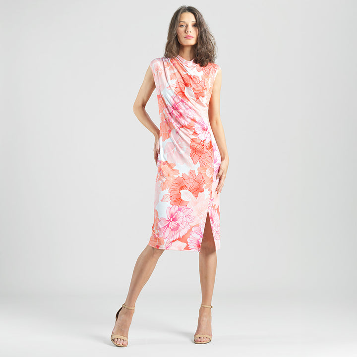 clara midi dress in falling daisies Plus Clara Midi Dress in Falling Daisies
