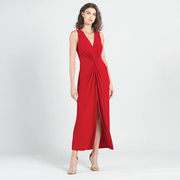 Center Slit Maxi Dress - Red - Final Sale!