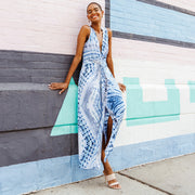 Center Slit Maxi Dress - Acid Wash - Limited Sizes!