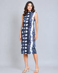 Mock Neck Midi Sheath Dress - Diamond Grey-Scale - Final Sale!