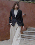 Liquid Leather™ Signature Pocket Blazer - Black