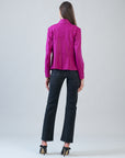 Liquid Leather™ Signature Jacket - Magenta