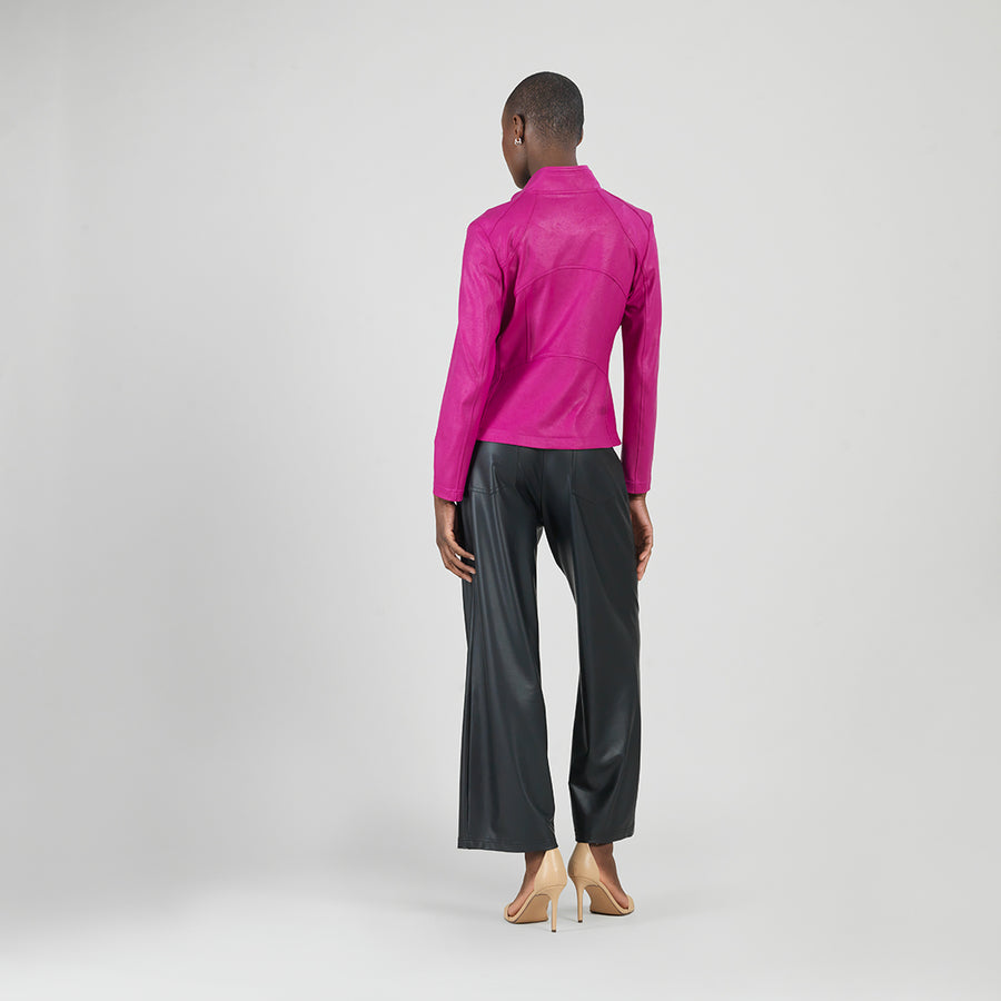 Liquid Leather™ Signature Jacket - Magenta