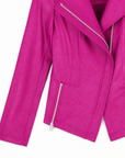 Liquid Leather™ Signature Jacket - Magenta
