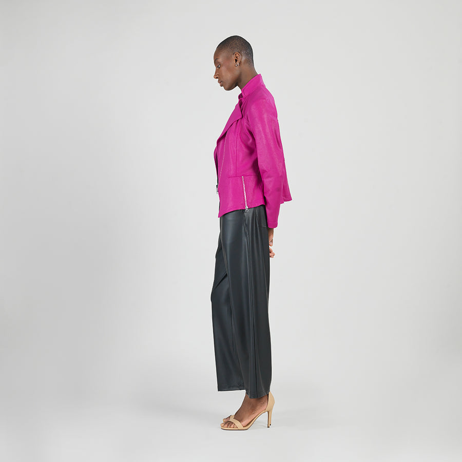 Liquid Leather™ Signature Jacket - Magenta