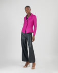 Liquid Leather™ Signature Jacket - Magenta