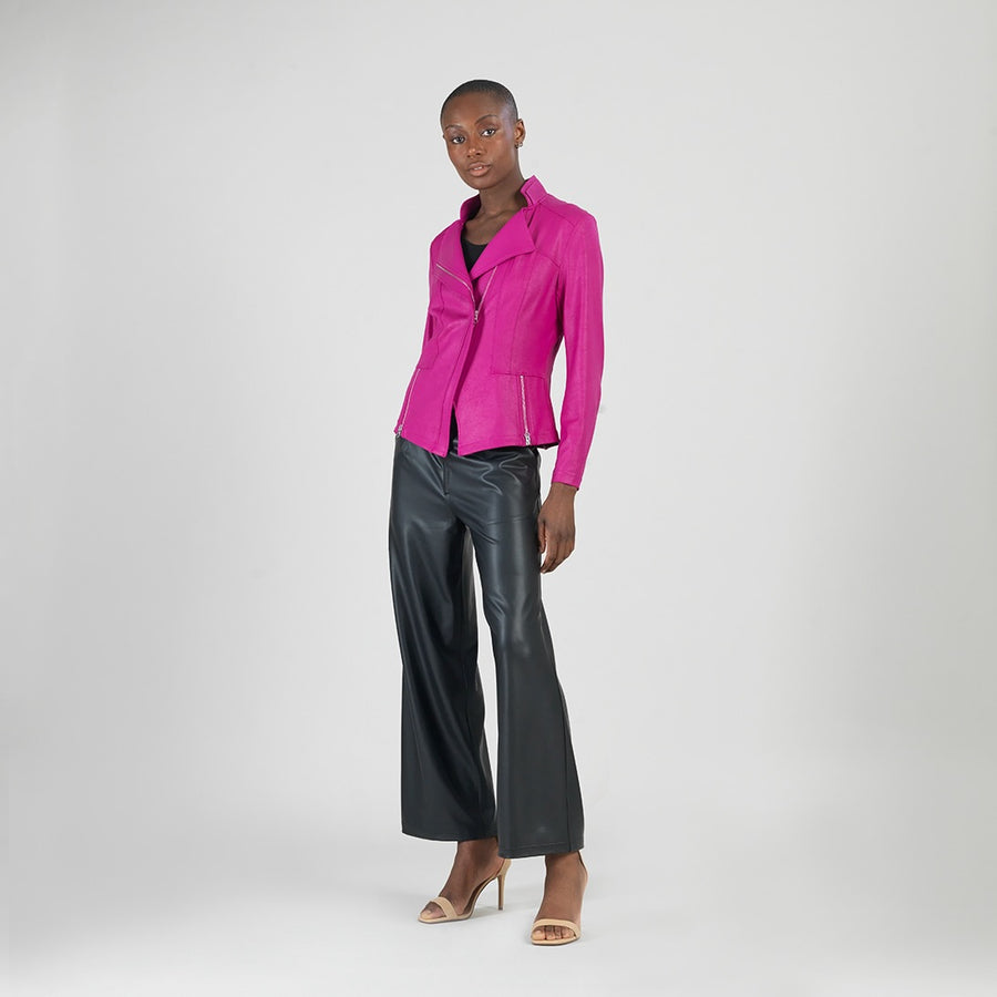 Liquid Leather™ Signature Jacket - Magenta