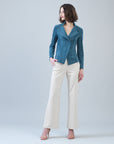 Soft Suede - Signature Jacket - Blue Moss
