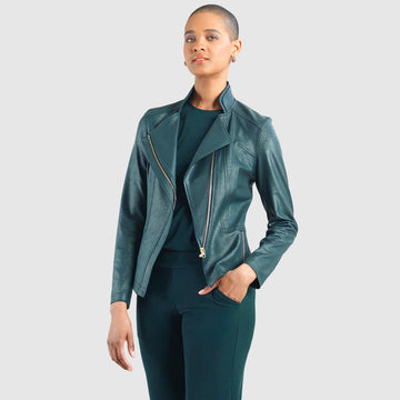Liquid Leather™ Signature Jacket - Hunter Green