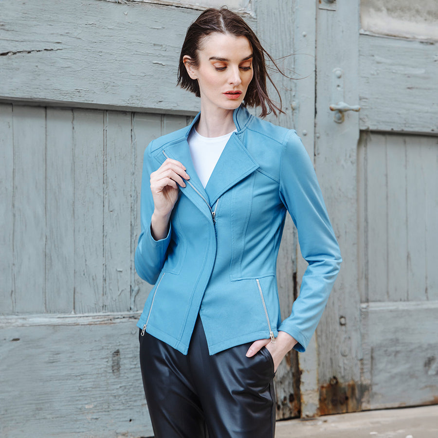 Liquid Leather™ Signature Jacket - Sky Blue