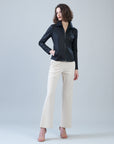Liquid Leather™ Tailored Sport Zip Jacket - Black