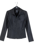 Liquid Leather™ Tailored Sport Zip Jacket - Black