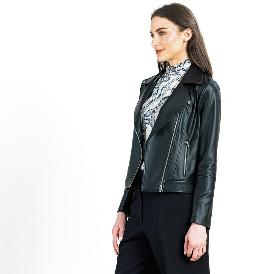 Ruby Liquid Leather Jacket By Clara Sunwoo – Something Different Shopping