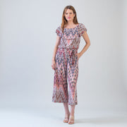 Ruffle Off Shoulder Pocket Jumpsuit - Boho Weave - Final Sale!