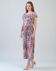 Ruffle Off Shoulder Pocket Jumpsuit - Boho Weave - Final Sale!