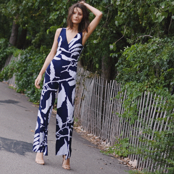 Signature Jumpsuit - Abstract Branch