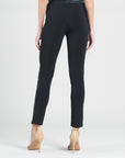 Liquid Leather™ Sheen Two-Tone Legging - Black