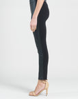 Liquid Leather™ Sheen Two-Tone Legging - Black