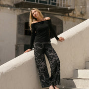 Signature Palazzo Pant - Floral Starlight