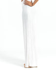 Soft Pleat Knit - Palazzo Pant - Ivory - Final Sale!