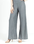 Soft Pleat Knit - Palazzo Pant - Olive - Final Sale!