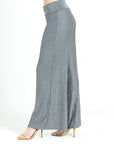 Soft Pleat Knit - Palazzo Pant - Olive - Final Sale!