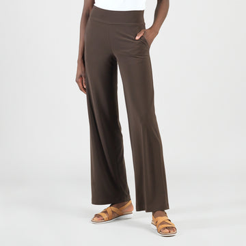 Wide Leg Pocket Pant - Brown
