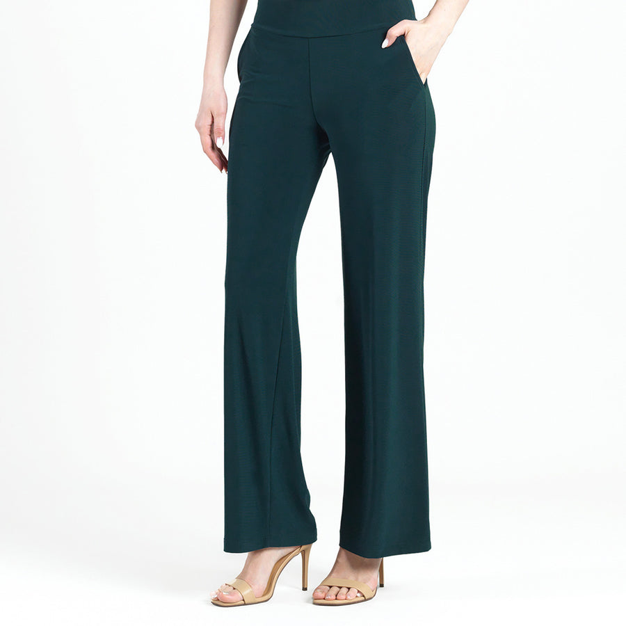 Wide Leg Pocket Pant - Hunter Green