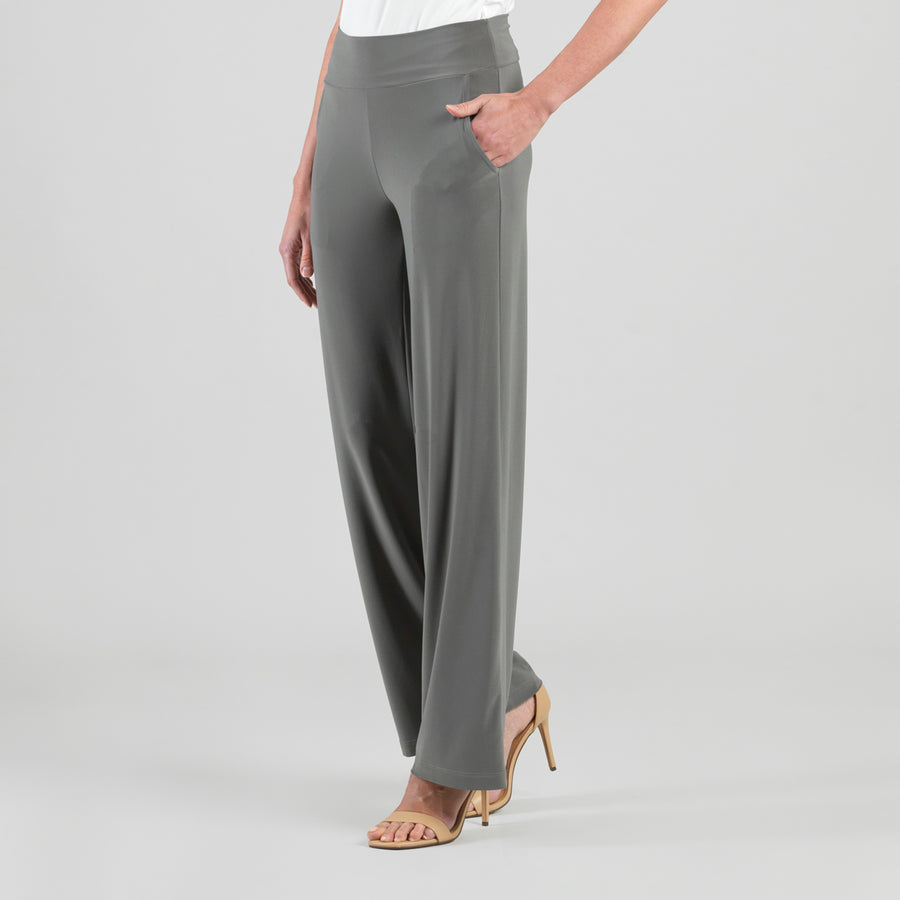 Wide Leg Pocket Pant - Olive