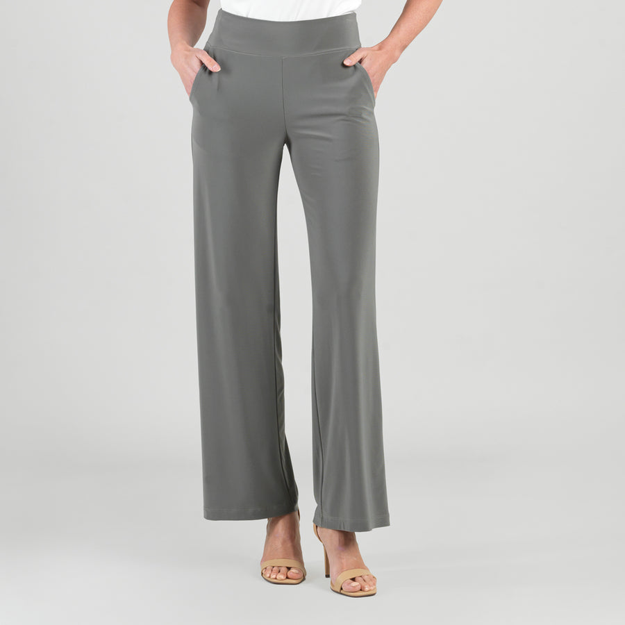 Wide Leg Pocket Pant - Olive