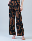 Signature Wide Leg Pocket Pant - Geo Link