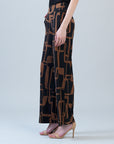 Signature Wide Leg Pocket Pant - Geo Link